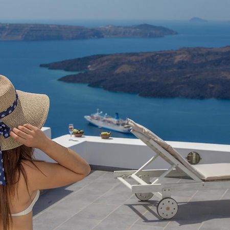Karpimo Horizon - Caldera View With Private Hot Tub Villa Фиростефани Екстериор снимка