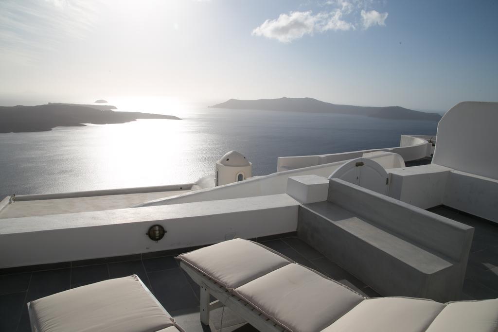 Karpimo Horizon - Caldera View With Private Hot Tub Villa Фиростефани Екстериор снимка