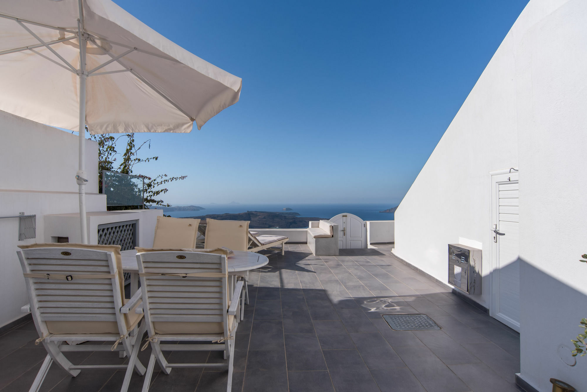 Karpimo Horizon - Caldera View With Private Hot Tub Villa Фиростефани Екстериор снимка